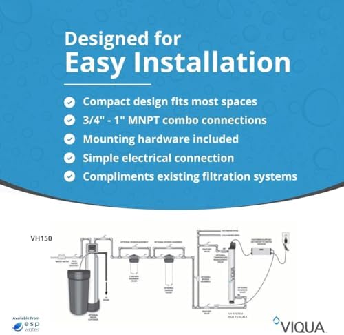 Viqua VH150 UV Water Treatment System, 5 GPM, Stainless Steel - Image 4