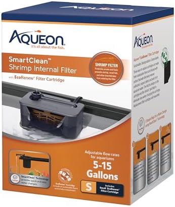 Aqueon QuietFlow Internal Filter with SmartClean Technology Shrimp, Small by Aqueon