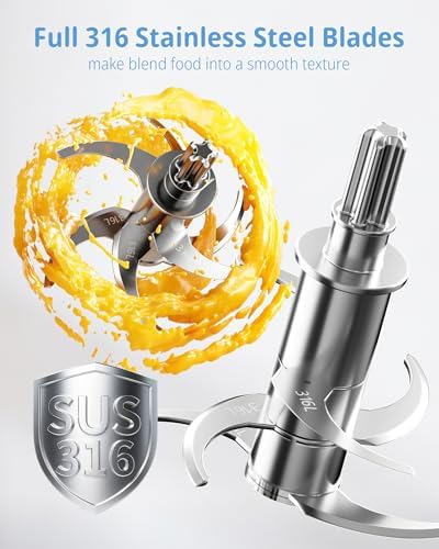 SosekiBaby FM01 Baby Food Maker, 316L Stainless Steel Blades | Puree Steamer Blender Processor With 10oz Glass Bowl | One-Step Food Mill with Recipe, 12H Keep Warm, Auto Clean, Reheat | BPA-Free - Image 4