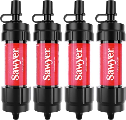 Sawyer Products SP1204 Mini Water Filtration System, Filter and Cleaning Plunger only, Red (Pack of 48) by SawyerProducts