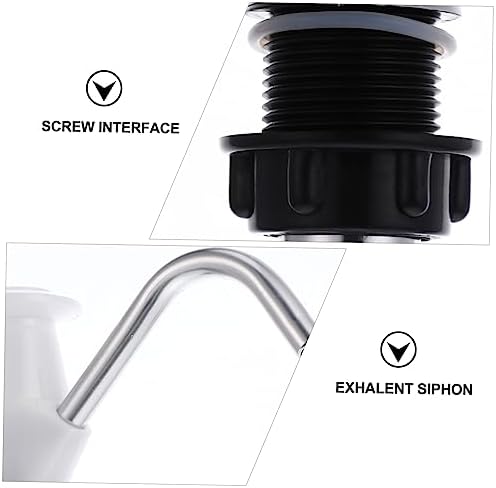 SUPVOX Sink Water Hand Pump White Double Action Camping Trailer Pumping Tool Motorhome Tool Easy to Use - Image 3