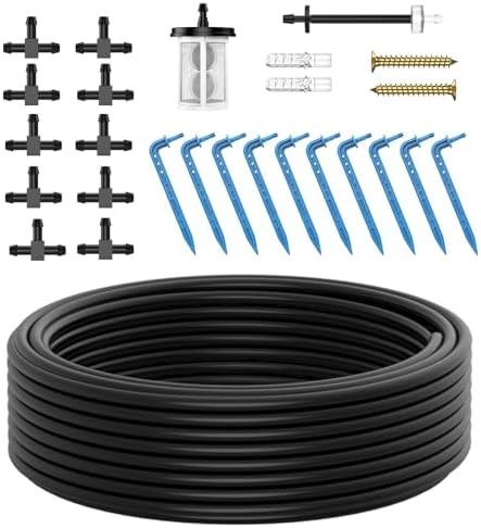 Solar Irrigation System Accessories for Potted Plant Watering Kit by AnseTo