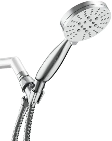 HammerHead Metal 3-Spray Shower Head Handheld High Pressure Extra Long Hose by HammerHeadShowers