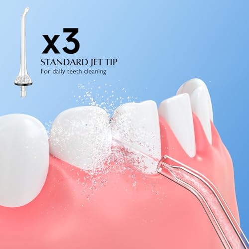 COSLUS Water Flosser Pick for Teeth Tip Mixed Water Flossers Tip 5 Pcs - Image 3