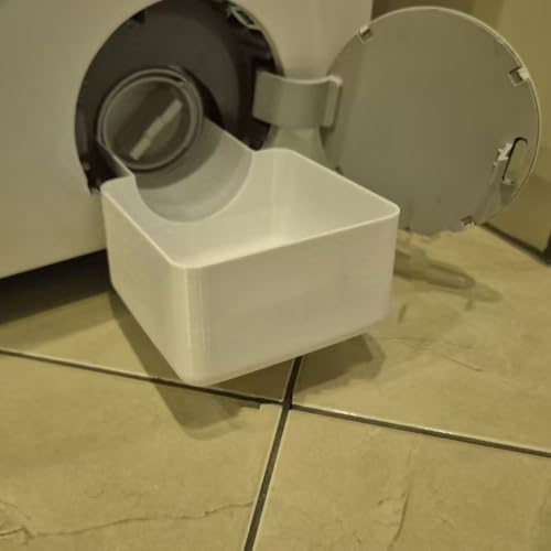 Washing Machine Drain Funnel Tray, Universals Front-Load Washing Machine Drain Pan Washer Drains Tray for Home Laundry Water Catch Guide for Front Load Filter-Cleaning Laundry Drains Accessory - Image 2