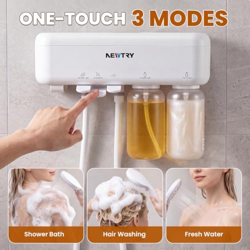 NEWTRY Foam Shower Machine Wall Mounted 3 Model Electric Shower Foaming - Image 2