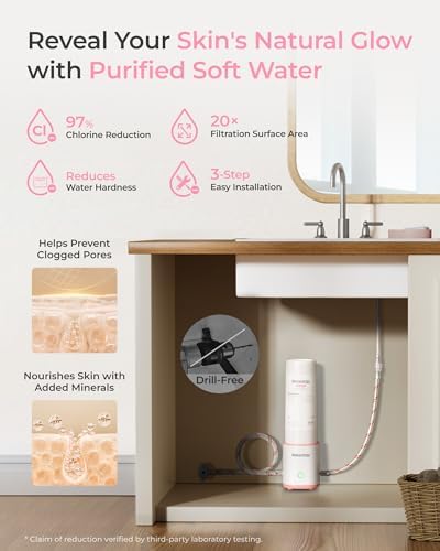 Waterdrop BFU3 Bathroom Sink Filter for Skincare, Reduces Chlorine & Scale - Image 3