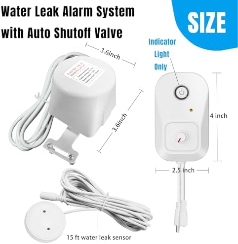 Water Leak Detector with Automatic Shutoff, Plug-in Power Control - Image 2