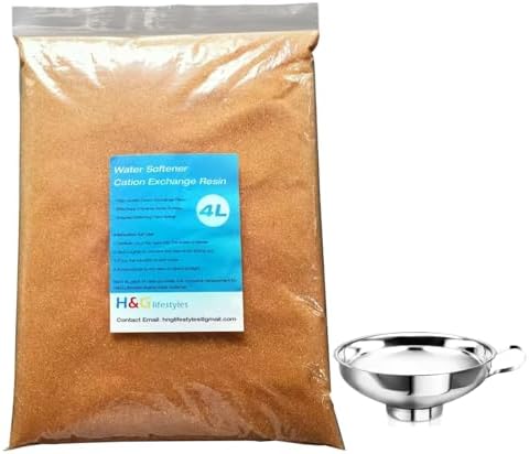 H&G Lifestyles Water Softener Resin Cation Ion Exchange Resin Replacement by HGLifestyles