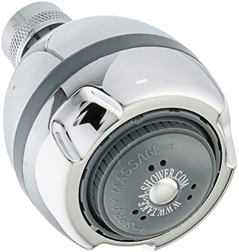Extreme performance for low water pressure The Fire Hydrant Spa Short Chrome Massager Shower Head by FireHydrantSpaShowerHeads