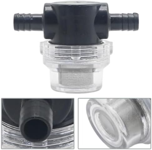 Hoypeyfiy 1/2 Inches Water Pump Strainer 2PCS for 12V DC 80 PSI Camper Marine Boat Lawn, 80 Mesh Filter - Image 5