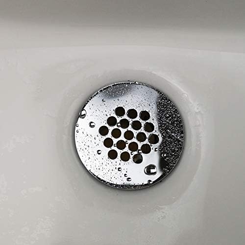 Purelux Grid Drain Strainer Assembly with Overflow for Bathroom Sink, Made of Brass Chrome Finish - Image 7