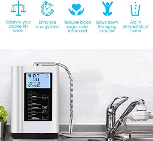 Alkaline Acid Water Machine, Water Purifier Machine PH 3.5-10.5,Up to -500mV ORP, 8000 Liters Per Filter,3.8in LCD Home (Alkalinewhite) - Image 2