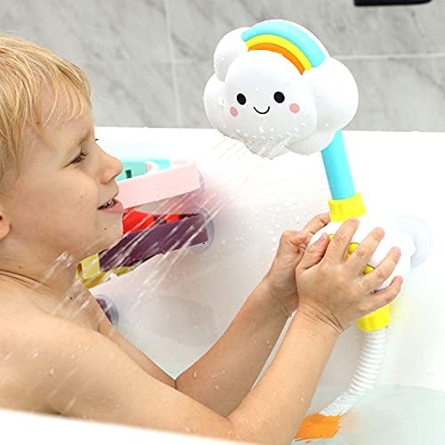 Bath Toys Bathtub Toys for Toddlers and Babies, Bath Tub Toy Set with Shower, Rubber Ducks, Floating Toys - Image 2
