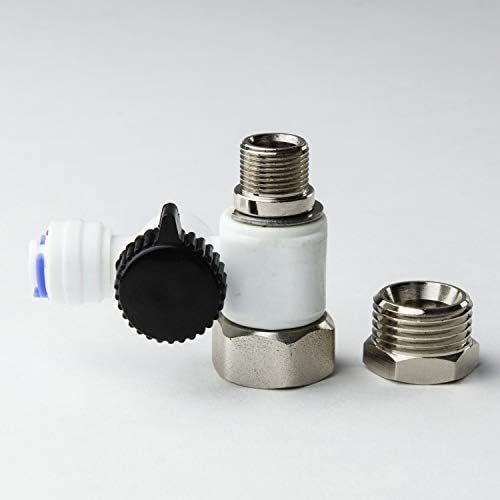iSpring AFW43 Water Systems Feed Water Adapter, Fits 1/2" NPT and 3/8" COMP, Cold Water Supply Valve - Image 2