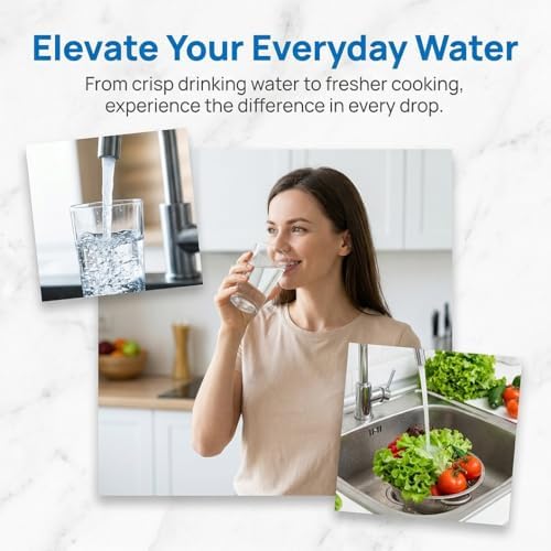 2-Pack 10 x 2.6 inch 0.01 Micron UF ultrafiltration Membrane Replacement cartridges, Universal Quick-Connect Water cartridges, Suitable Household Drinking Water - Image 4
