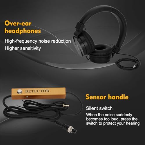 Underground Water Leak Detector, Water Pipe Leak Detector, Two Size Sensors Precise Positioning, High-Sensitivity Digital Display Leakage Sensor, Carrying Case - Image 5