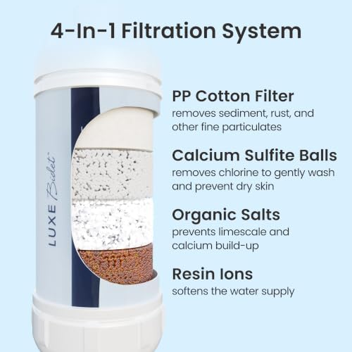 LUXE Bidet 4-in-1 Filtration Water Filter, 1/2" x 1/2" - Image 4