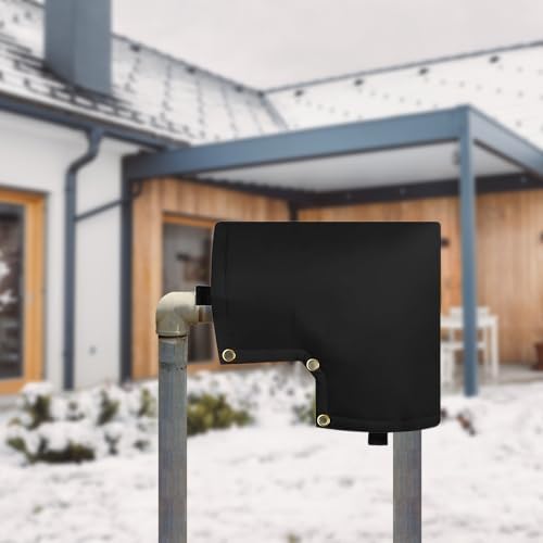 belupai Outdoor Faucet Covers for Winter, Water Wells Pump Covers Pressure Vacuum Breaker Cover Sprinkler Valve Cover Backflow Preventer Insulated Pouch Pipe Bag for Backflow (A) - Image 4