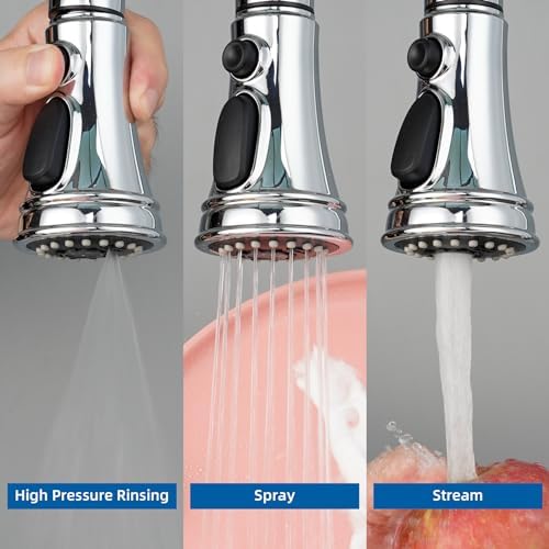 Hibbent cUPC Certified Kitchen Faucet Head Replacement with 15 Adapters - Image 2