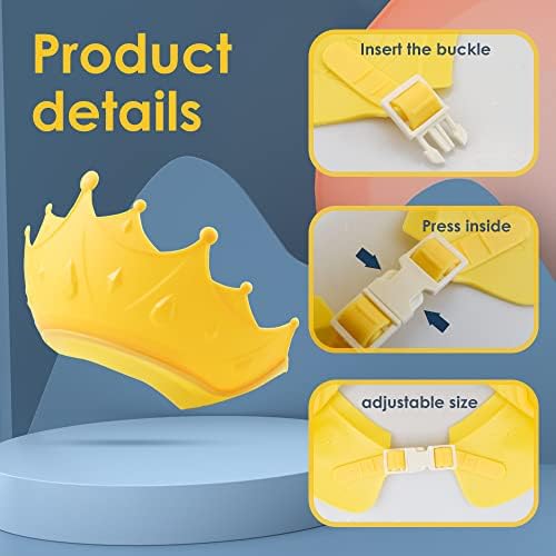 Baby Shower Cap, 2 Pieces, Soft Adjustable - Image 2