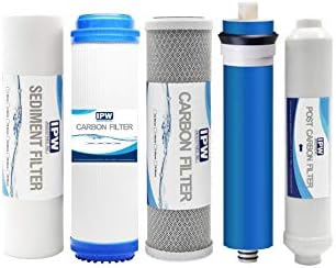 75 GPD Complete Reverse Osmosis Replacement Filter Set For Under Sink 5-Stage RO Replacement Water Filter System by Isopure_WaterIPWINDUSTRIES