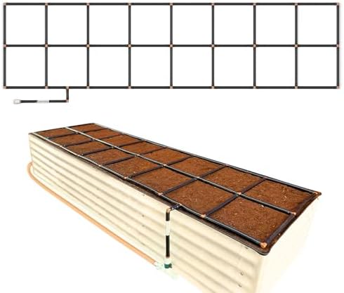 Garden Grid 2x8 | Garden Irrigation System | Pre-Built, Full-Coverage Water by GardenInMinutes