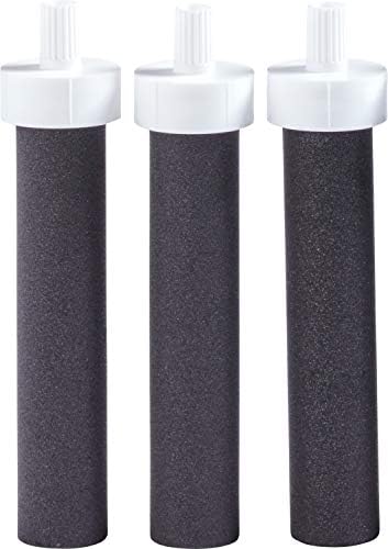 Brita Water Filter Replacements for Water Bottles (3 Count) and Brita Insulated Filtered Water Bottle with Straw (20 Ounce, Rose) - Image 2
