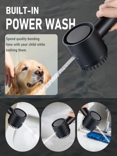 Cobbe Filtered Shower Head with Handheld 5 Spray Mode Black（2.5 GPM） - Image 6