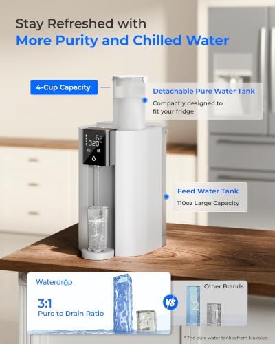 Waterdrop C1S Countertop Reverse Osmosis Water Filter, 6-Stage Filtration - Image 6