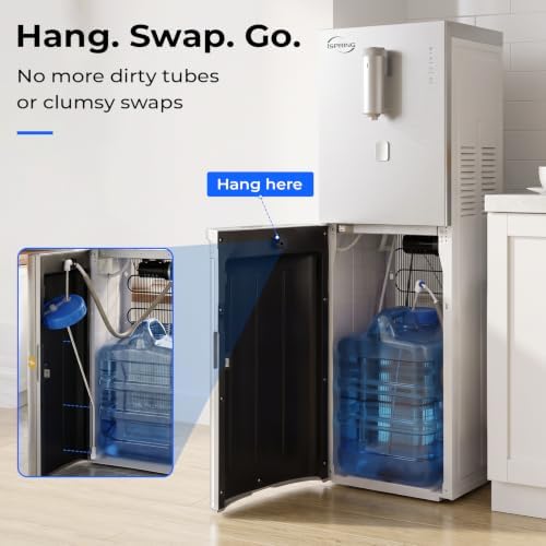 iSpring DSBL4S Dual-Source Water Dispenser – 4-Stage Filtration, Silver - Image 5