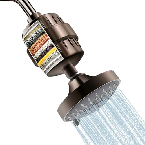 FEELSO Shower Head with Shower Filter, Filtered Shower Head for Hard Water by FEELSO