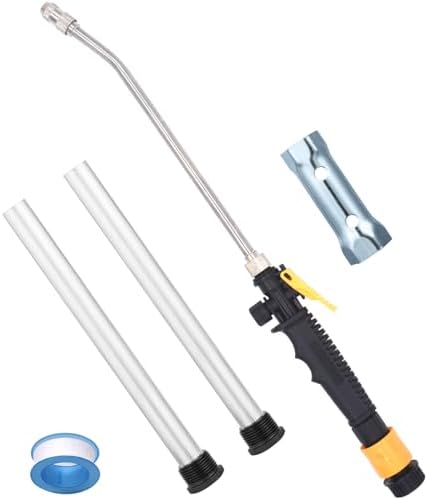 RV Water Heater Anode Rod & Flush Wand & Element Socket - 9.25"L x 3/4"NPT Thread Magnesium Rod for Suburban, Mor-Flo, Camper Hot Water Tank Cleaning Rinser with Dual Hex Wrench Removal Tool by Skoutag