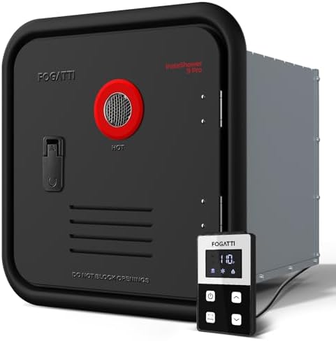 FOGATTI InstaShower 9 Pro RV Tankless Water Heater, Built-in Mixing Tank by FOGATTI
