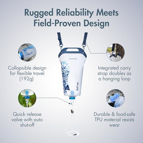 Katadyn BeFree Gravity Water Filter 3L for Camping, Backpacking & Hiking - Image 3