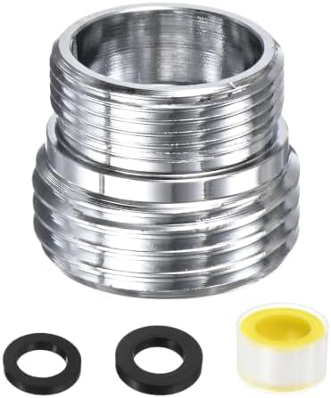 M METERXITY 1-Pack Faucet Adapter, M18 Male to G1/2 Male, for Kitchen by MMETERXITY