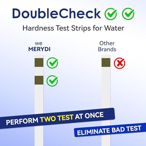 Water Hardness Test Kit,150 Strips-Double Color Pads with Sample Tube - Image 2