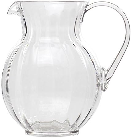 G.E.T. P-4090-PC-CL-EC Shatterproof Plastic Lemonade/Margarita Pitcher, 90 Fluid Ounce, Clear, Set of 1 - Image 2