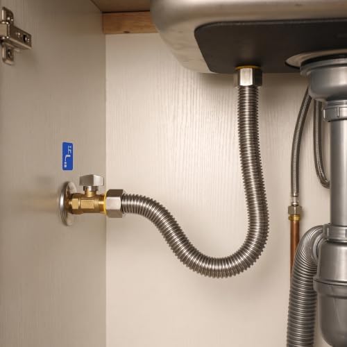 Water Heater Hose Connector G1/2 Flexible Tube Stainless Steel - Image 6