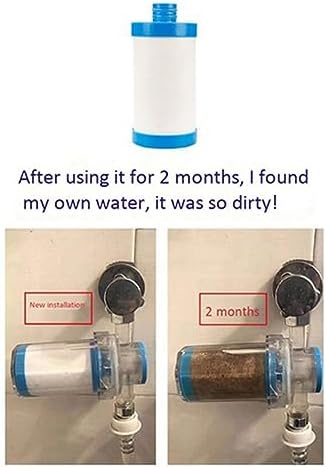 15Pcs Household to Impurity Rust Sediment Washing Machine Water Heater Shower Water Filter Front Tap Water Filter Blue&White - Image 2
