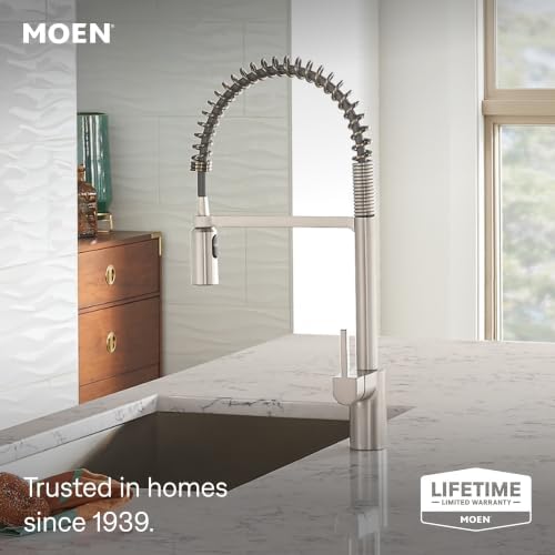 Moen Align Spring Touchless Kitchen Faucet, Stainless, 5923EWSRS - Image 2