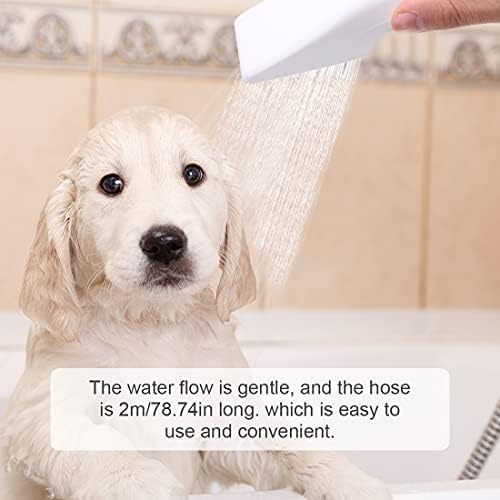 Sink Sprayer Hose Attachment for Faucet, Faucet Shower Spray Hoses, Shower Head Attaches to tub Faucet, Portable Shampoo Sprayer for Bath Baby, Washing Hair, dog shower (2m/78.74in) - Image 4