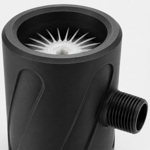Dog Paw Washer Shower Nozzle, Plastic G1/2 Threaded Pet Foot Rinse Attachment with Wide Open Wash Head for Bathing and Grooming, Black, 1 Pack (White) - Image 4