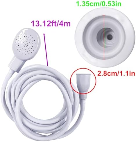 13.12ft/4m Sink Spray Rubber Hose,Sink Hose Attachment for Faucet - Image 4