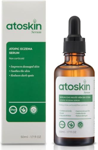 Atoskin Serum - Soothe & Hydrate Sensitive, Dry, Eczema, and Psoriasis-Prone Skin with Biosaccharide Gum-1 & Advanced RicoBio JA7, Fragrance-Free, Steroid-Free, 1.7 oz by ATOSKIN