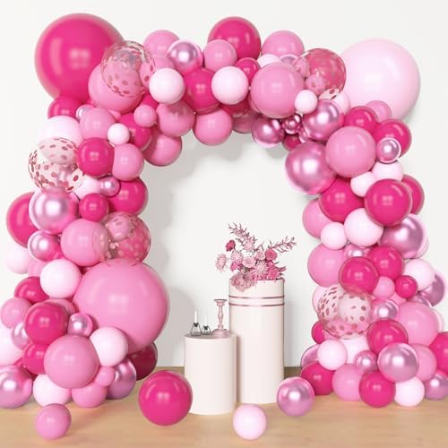Amandir 153 Pcs Pink Balloon Arch Garland Kit Different Sizes - Image 6