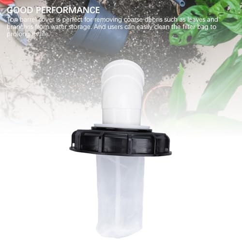 Zerodis Ton Cover, 165mm IBC Lid Filter Cover Reusable Rain Screen Filter with Extension Tube High Efficient Filtration Ton for Container Rainwater (02) - Image 5