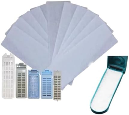 10 Pack Washing Machine Filter Box Foam Filter Replacement Cut to Use Polyester Fiber Sponge Sheet for Washing Machine Magic Lint Filter Box Lundery Mesh Drain System Parts - Image 5
