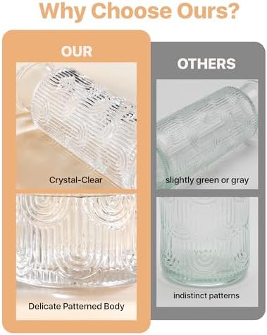 Bedside Water Carafe and Glass Set, 21.6oz, Clear - Image 4