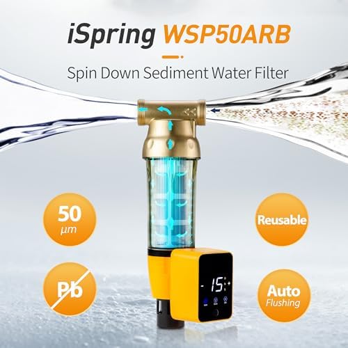iSpring WSP50ARB Big Spin Down Sediment Filter, Sediment Buster, 50 Micron - Image 3